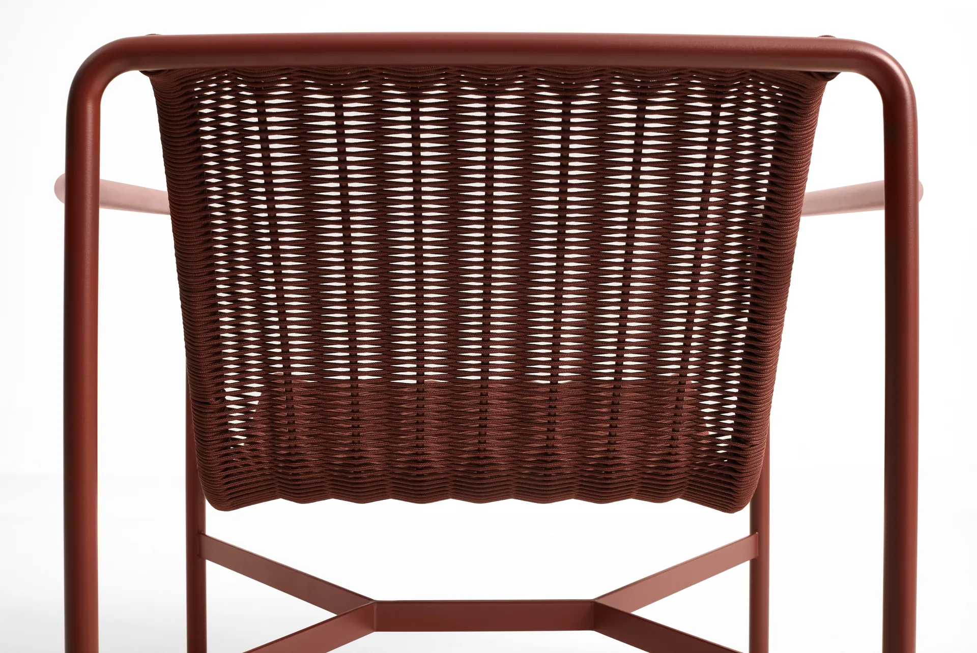 Butaca Lounge Palissade Cord Low, Iron red HAY