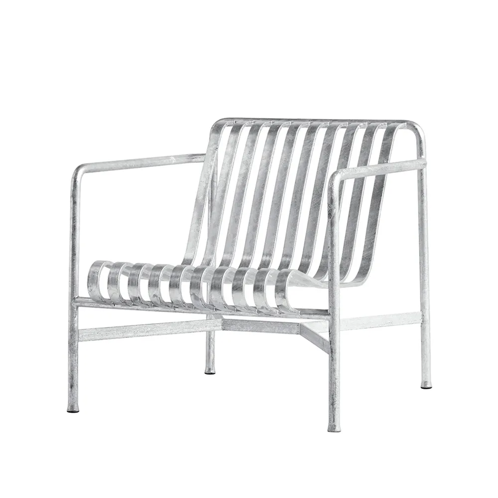 Butaca Lounge Palissade Low, hot galvanized HAY