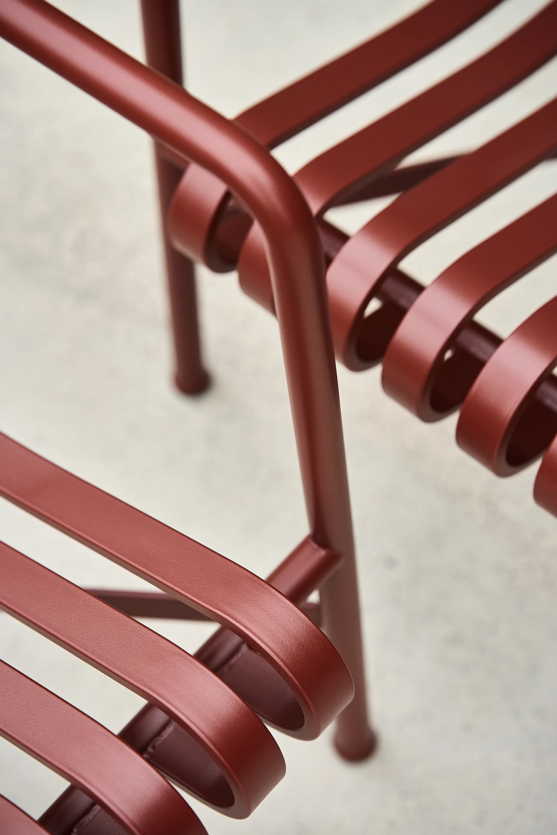 Butaca Lounge Palissade Low, Iron red HAY