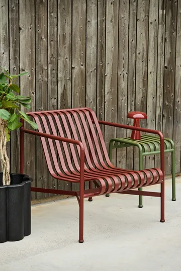 Butaca Lounge Palissade Low - Iron red - HAY