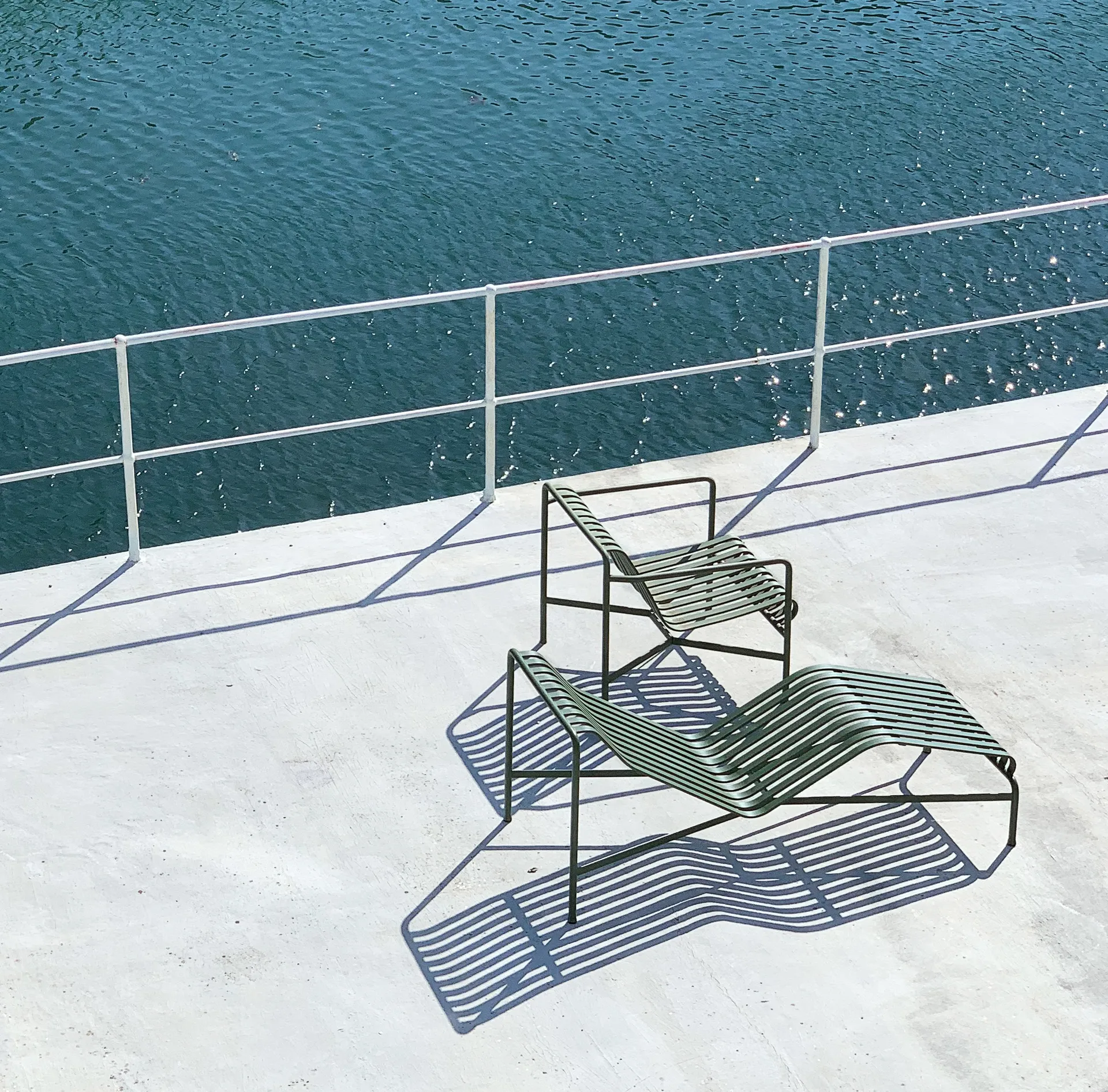 Butaca Lounge Palissade Low, Olive HAY