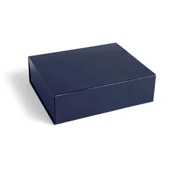 Caja con tapa Colour Storage L 34,5x41,5 cm - Midnight blue - HAY