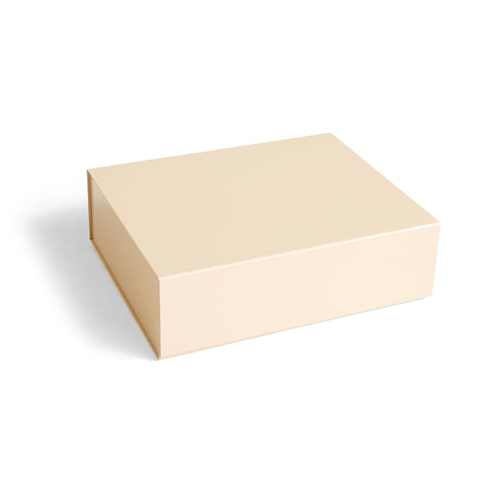 Caja con tapa Colour Storage L 34,5x41,5 cm - Vanilla - HAY