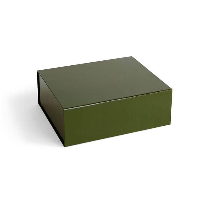 Caja con tapa Colour Storage M 29,5x35 cm - Olive - HAY