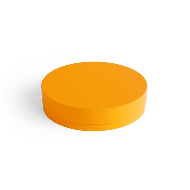Caja con tapa Colour Storage Round Ø24 cm - Egg yolk - HAY