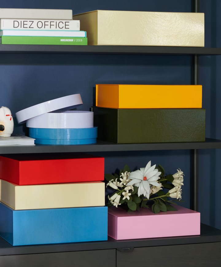 Caja con tapa Colour Storage S 25,5x33 cm, Egg yolk HAY