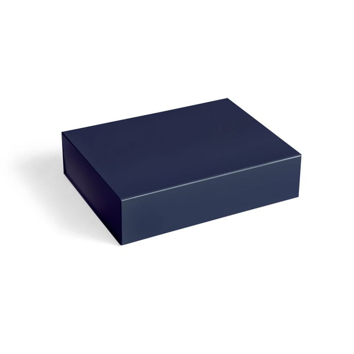 Caja con tapa Colour Storage S 25,5x33 cm - Midnight blue - HAY