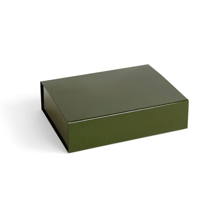 Caja con tapa Colour Storage S 25,5x33 cm - Olive - HAY