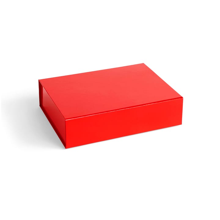 Caja con tapa Colour Storage S 25,5x33 cm - Vibrant red - HAY