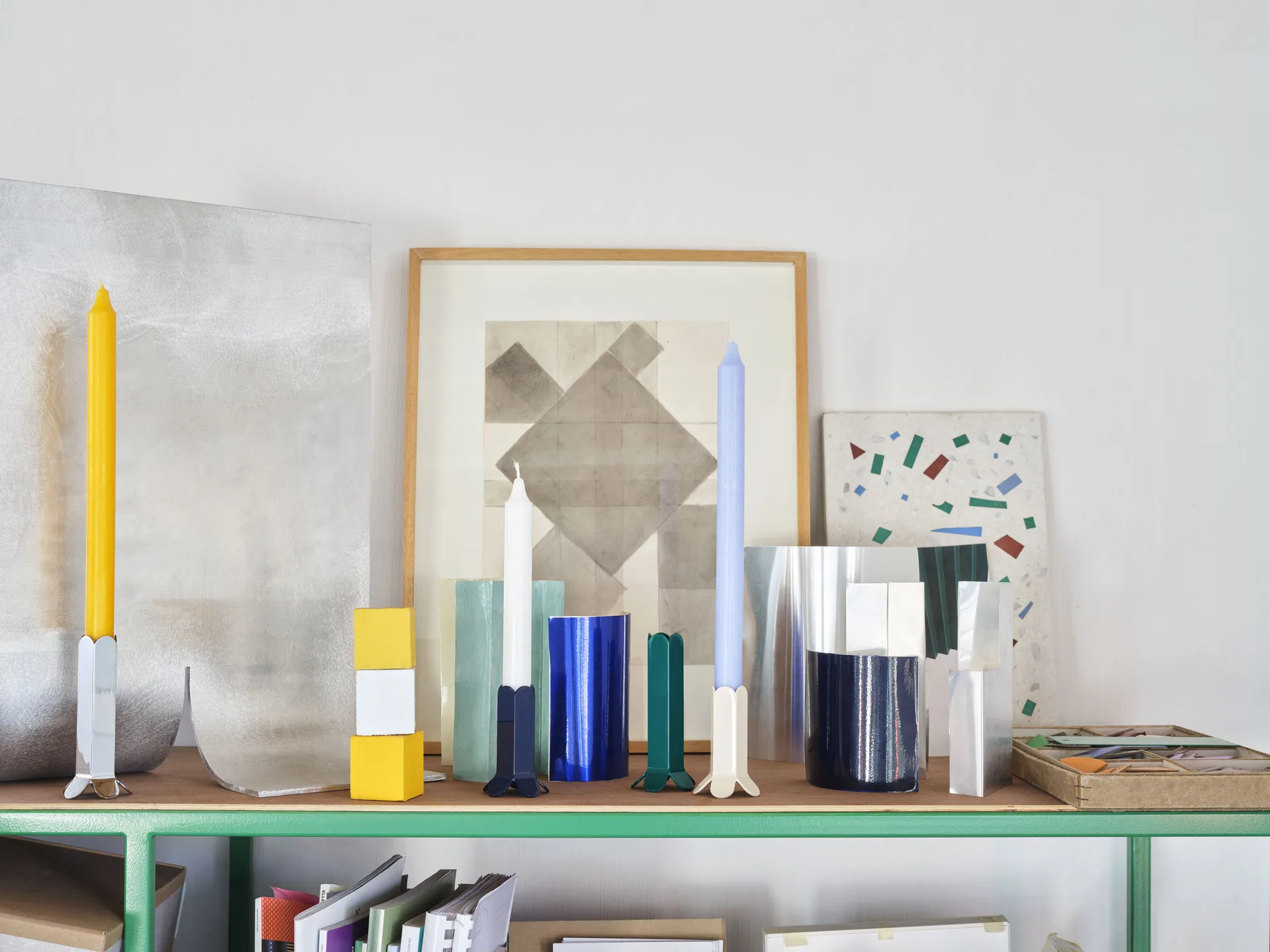 Candelabro Arcs 9 cm, Dark blue HAY