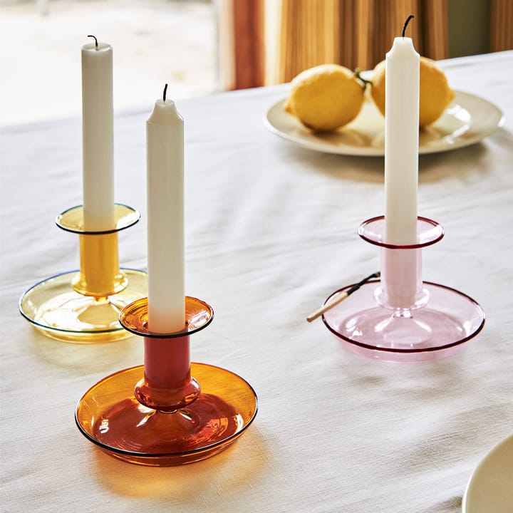 Candelabro Flare - Amber - HAY