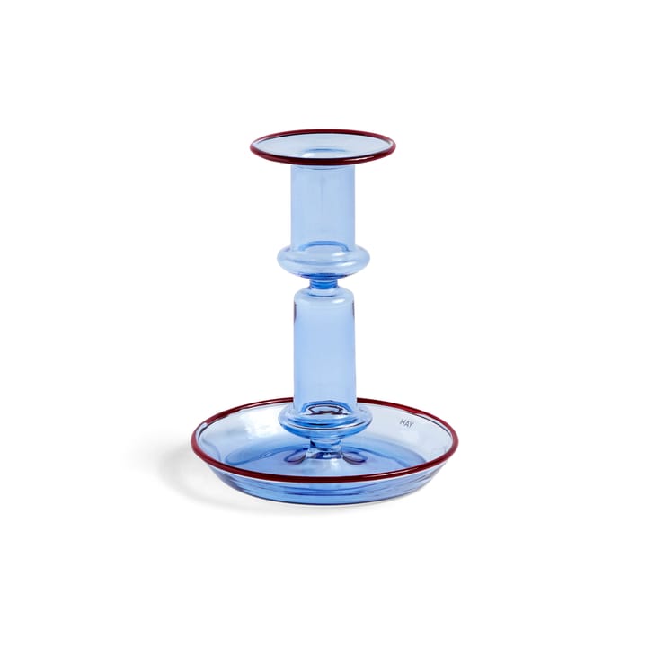 Candelabro Flare mediano - Light blue-red - HAY