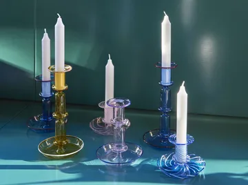 Candelabro Flare Stripe - azul claro - HAY