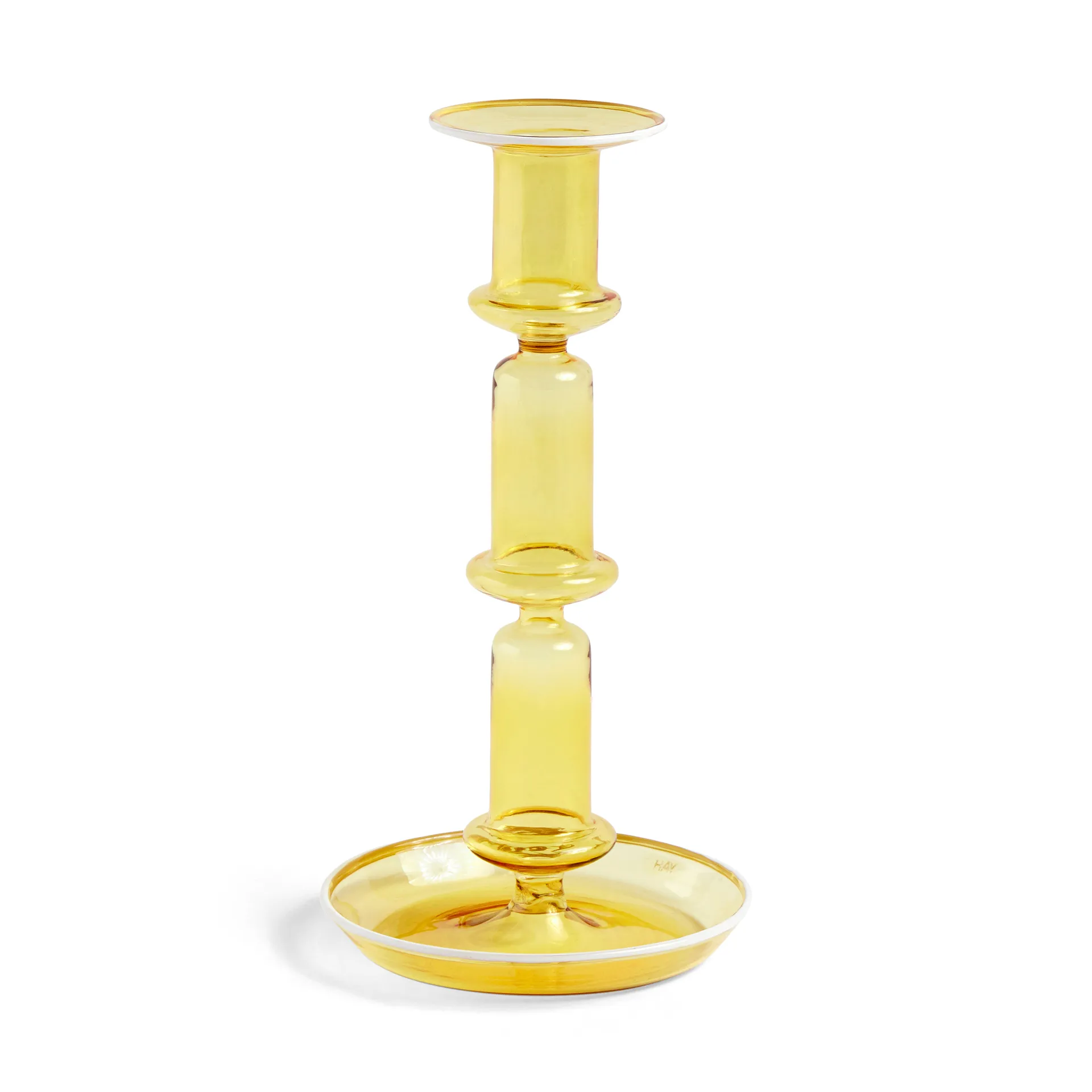 Candelabro Flare tall, Yellow-white HAY