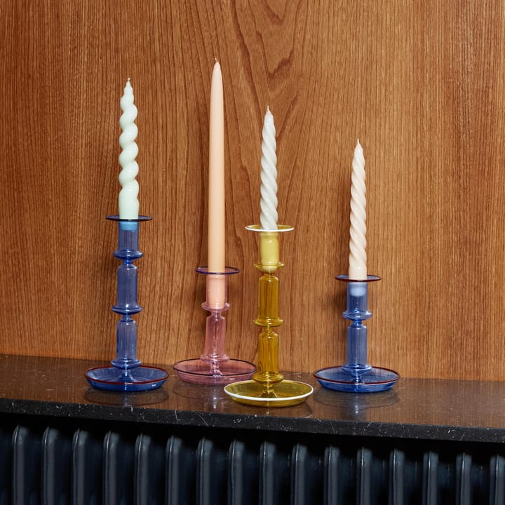 Candelabro Flare tall, Yellow-white HAY