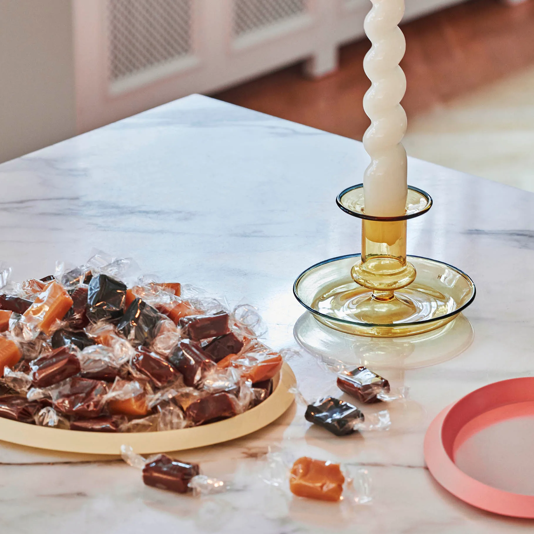 Candelabro Flare, Yellow HAY