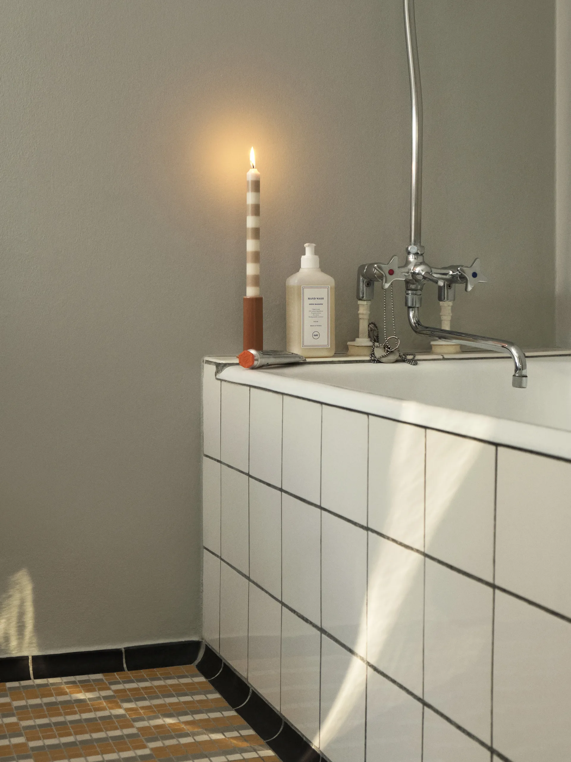 Candelabro Tube 10 cm, Peach HAY