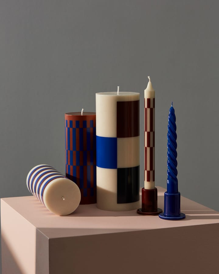 Candelabro Tube 5 cm, Blue HAY