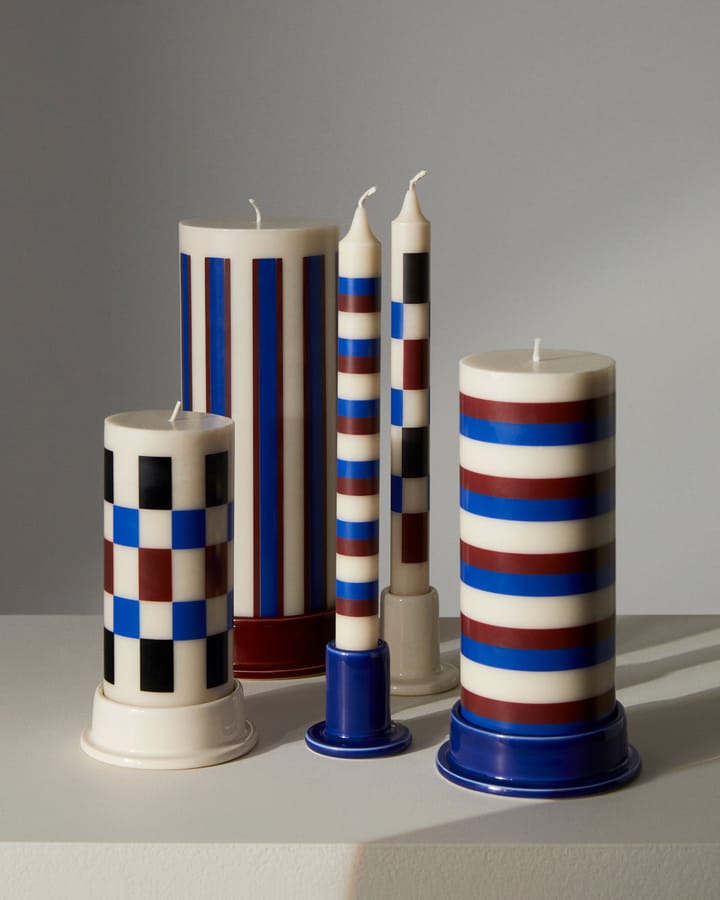 Candelabro Tube 5 cm, Blue HAY