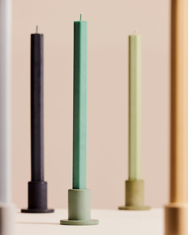 Candelabro Tube 5,5 cm, Dusty green HAY