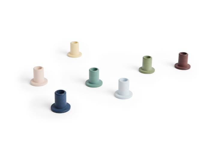 Candelabro Tube 5,5 cm, Dusty green HAY