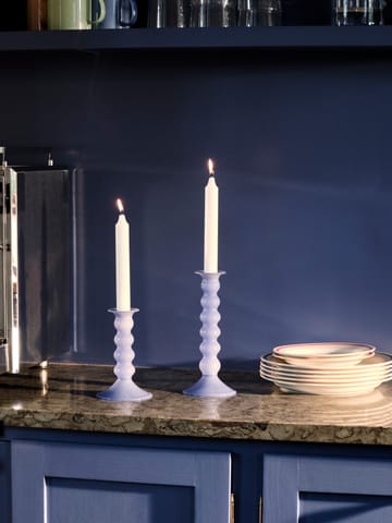 Candelabro Wavy grande 21 cm - Jade light blue - HAY