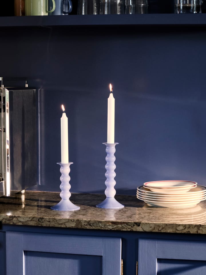 Candelabro Wavy grande 21 cm, Jade light blue HAY
