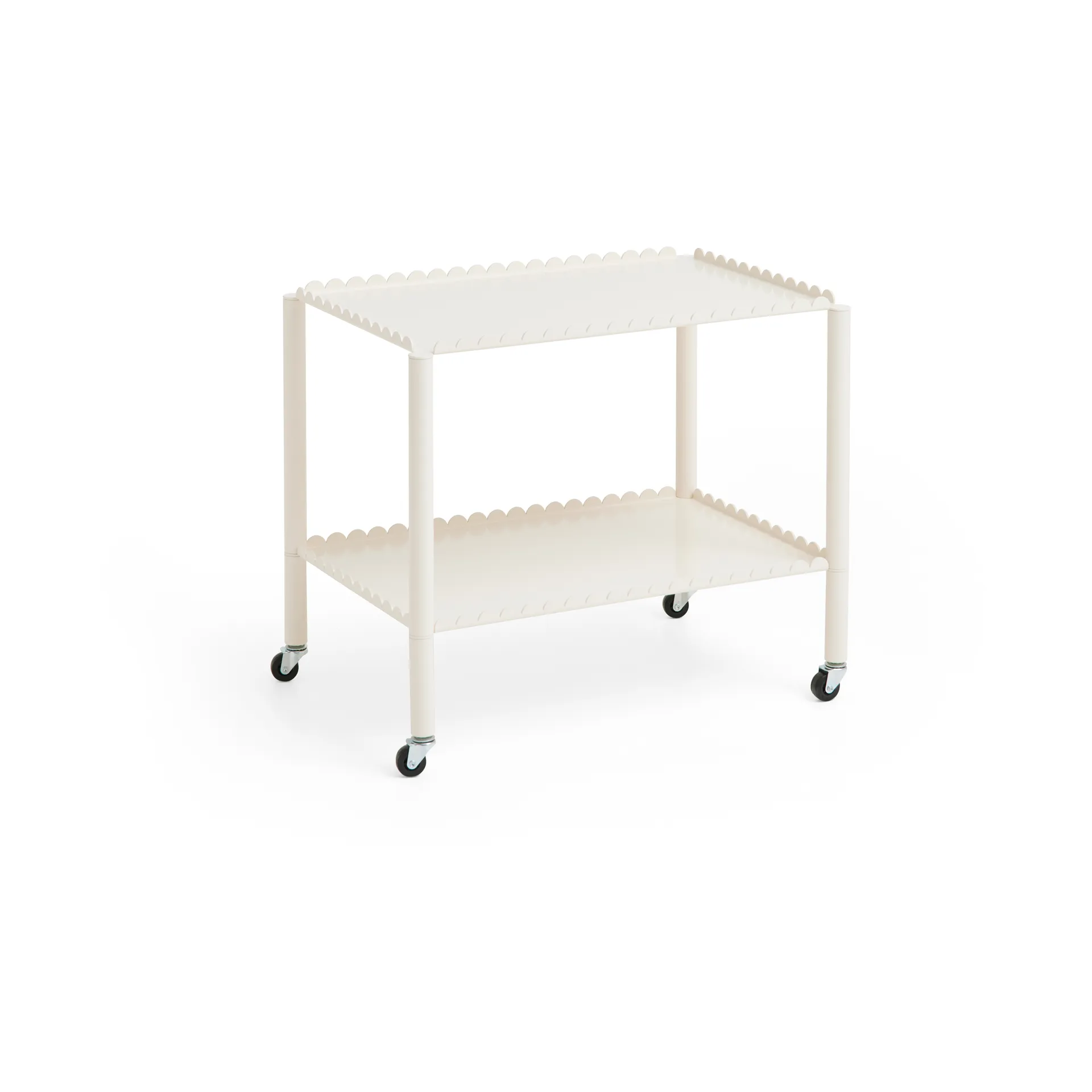 Carrito Arcs Trolley Low, Eggshell HAY