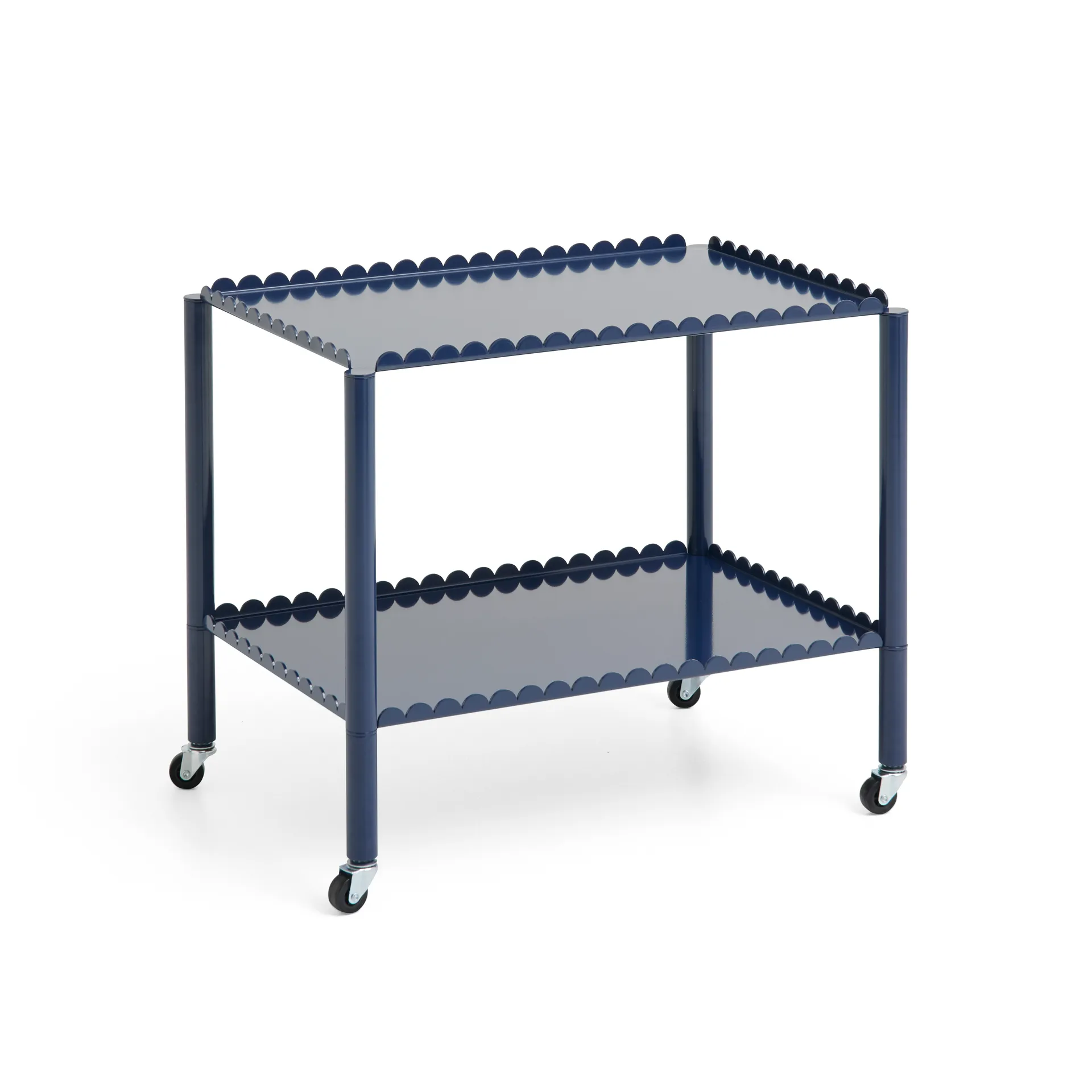 Carrito Arcs Trolley Low, Steel blue HAY