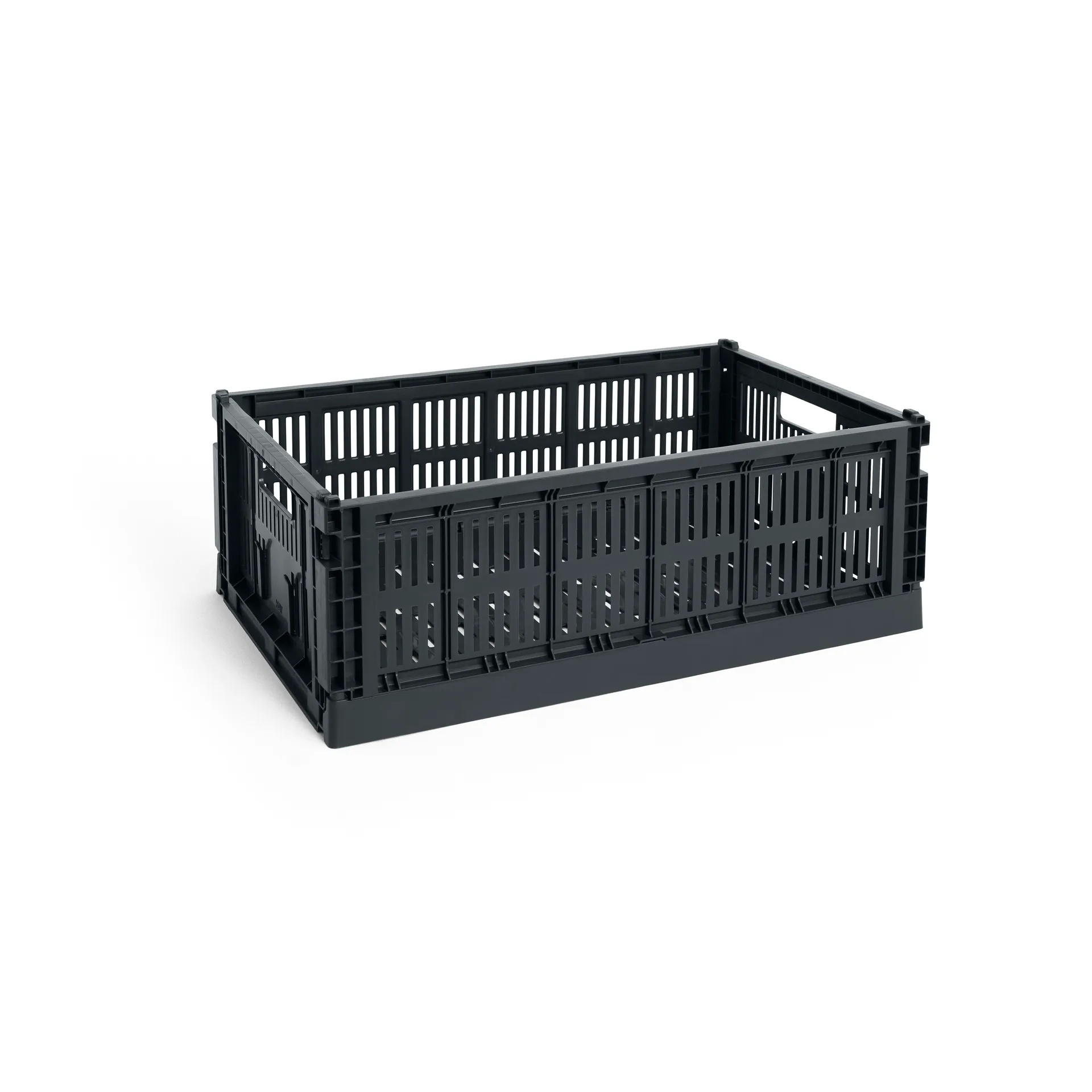 Cesta Colour Crate L 34,5x53 cm, Charcoal HAY