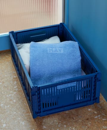 Cesta Colour Crate L 34,5x53 cm - Dark blue - HAY