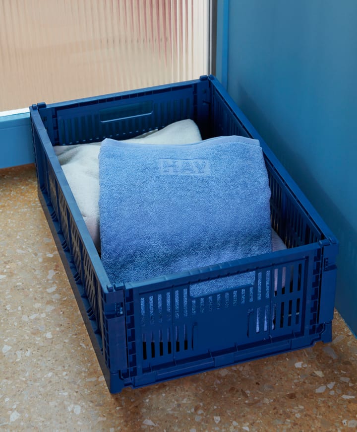 Cesta Colour Crate L 34,5x53 cm, Dark blue HAY