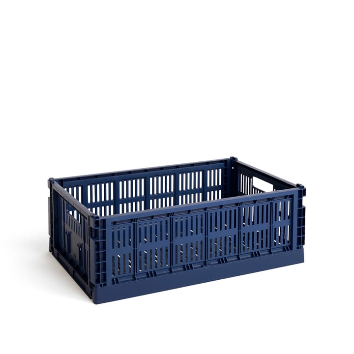 Cesta Colour Crate L 34,5x53 cm, Dark blue HAY
