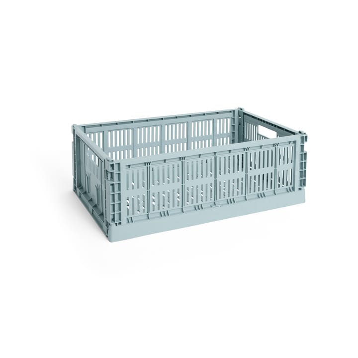 Cesta Colour Crate L 34,5x53 cm - Dusty blue - HAY