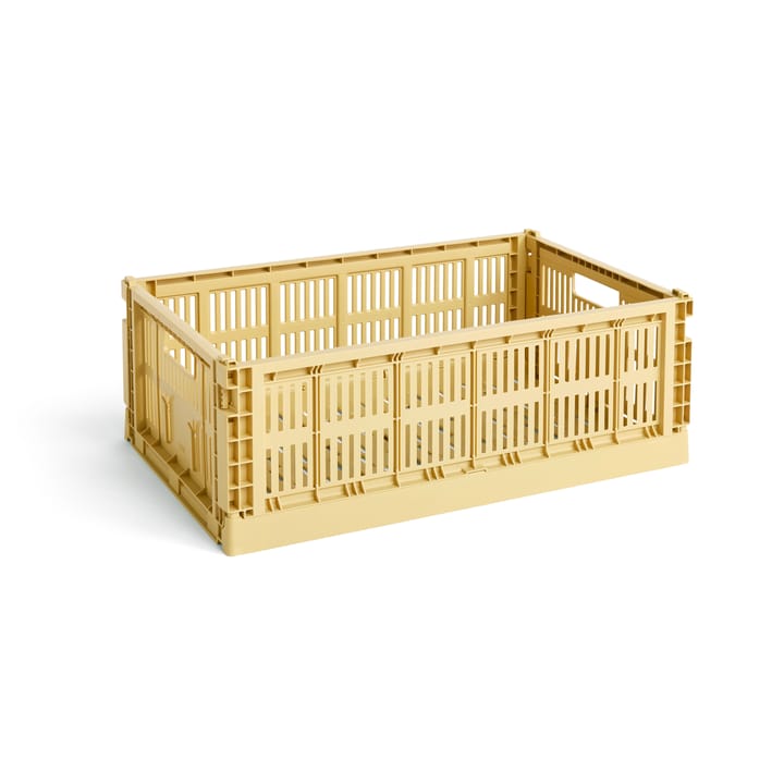 Cesta Colour Crate L 34,5x53 cm, Golden yellow HAY