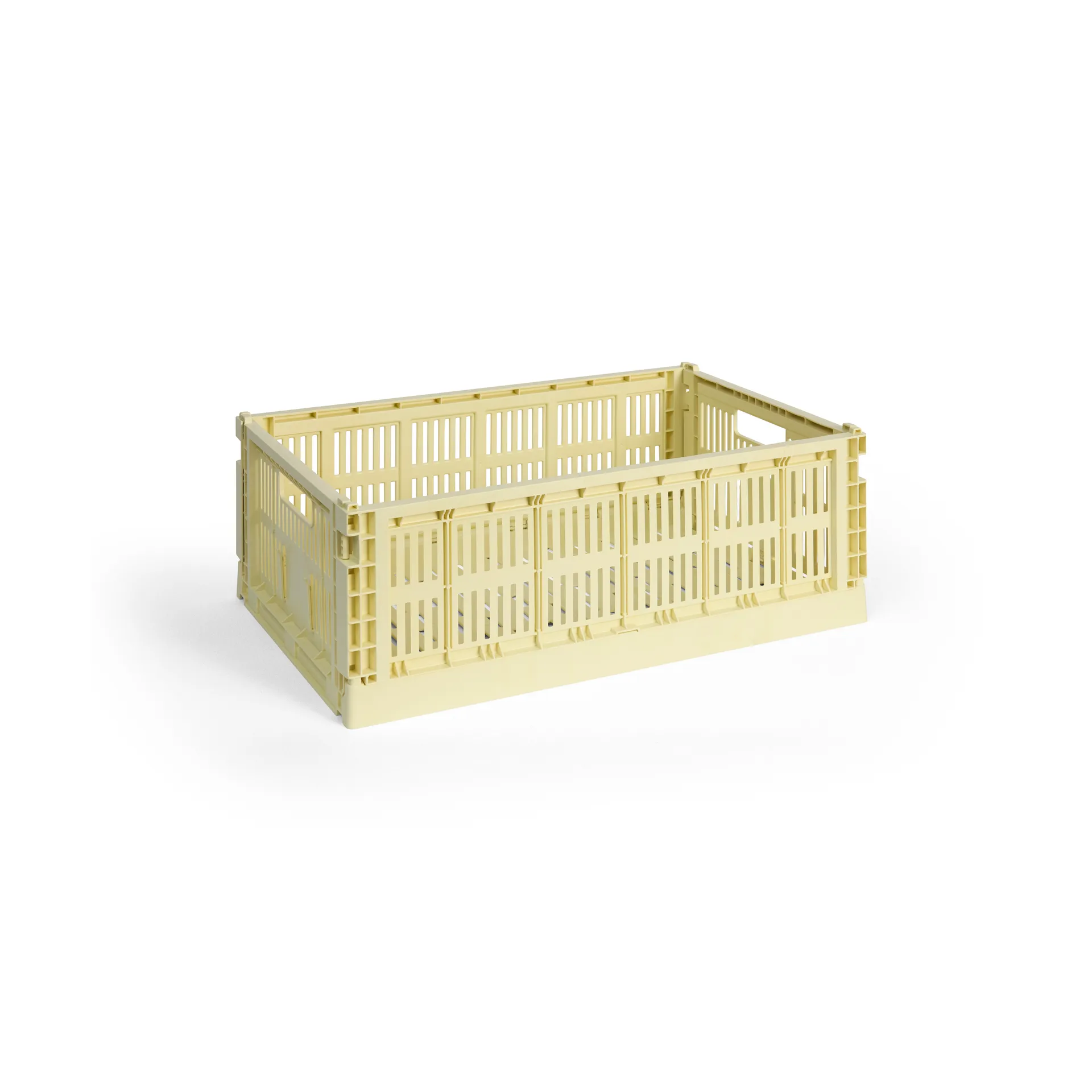 Cesta Colour Crate L 34,5x53 cm, Light yellow HAY