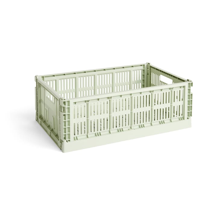 Cesta Colour Crate L 34,5x53 cm - Mint - HAY