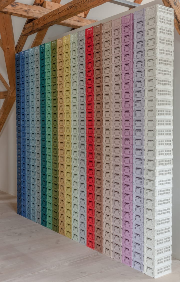 Cesta Colour Crate L 34,5x53 cm - Mint - HAY