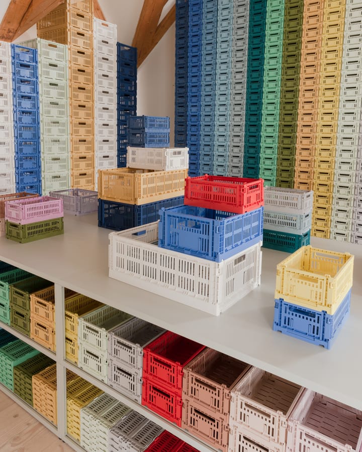 Cesta Colour Crate L 34,5x53 cm, Off-white HAY