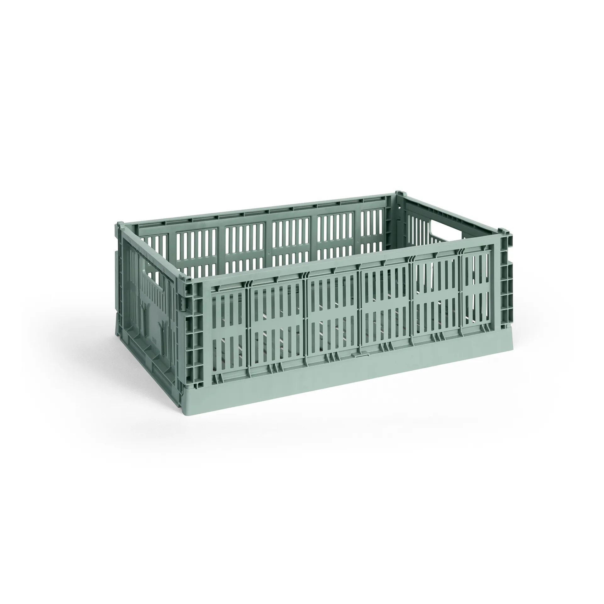 Cesta Colour Crate L 34,5x53 cm, Sage green HAY