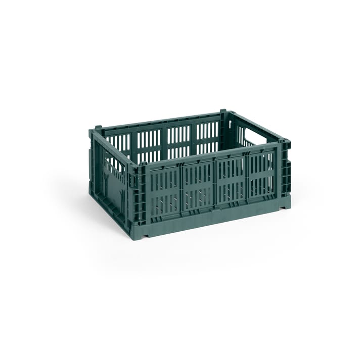 Cesta Colour Crate M 26,5x34,5 cm - Dark green - HAY