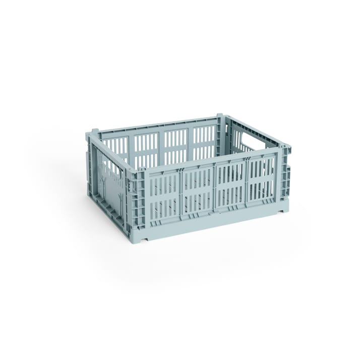 Cesta Colour Crate M 26,5x34,5 cm - Dusty blue - HAY
