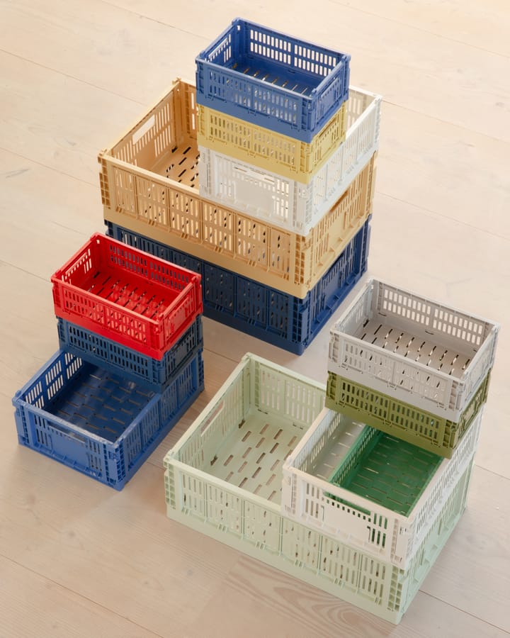Cesta Colour Crate M 26,5x34,5 cm, Electric blue HAY