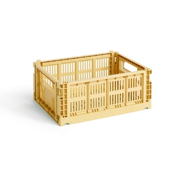 Cesta Colour Crate M 26,5x34,5 cm - Golden yellow - HAY