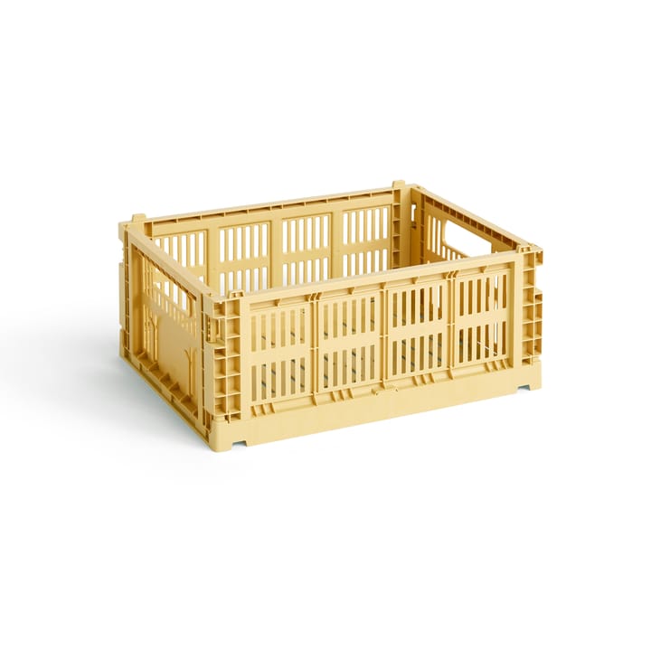 Cesta Colour Crate M 26,5x34,5 cm, Golden yellow HAY