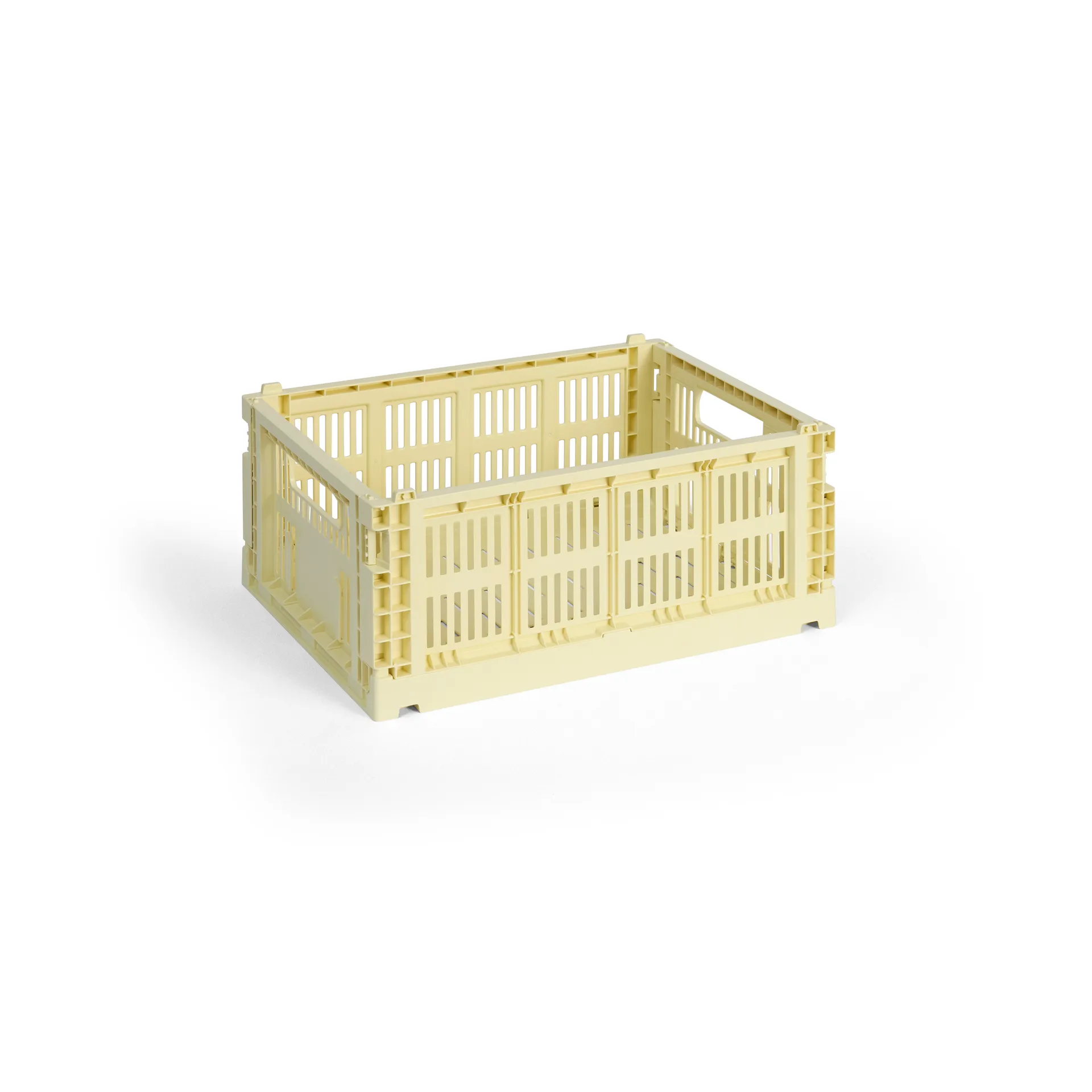Cesta Colour Crate M 26,5x34,5 cm, Light yellow HAY