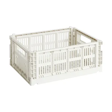 Cesta Colour Crate M 26,5x34,5 cm - Off-white - HAY