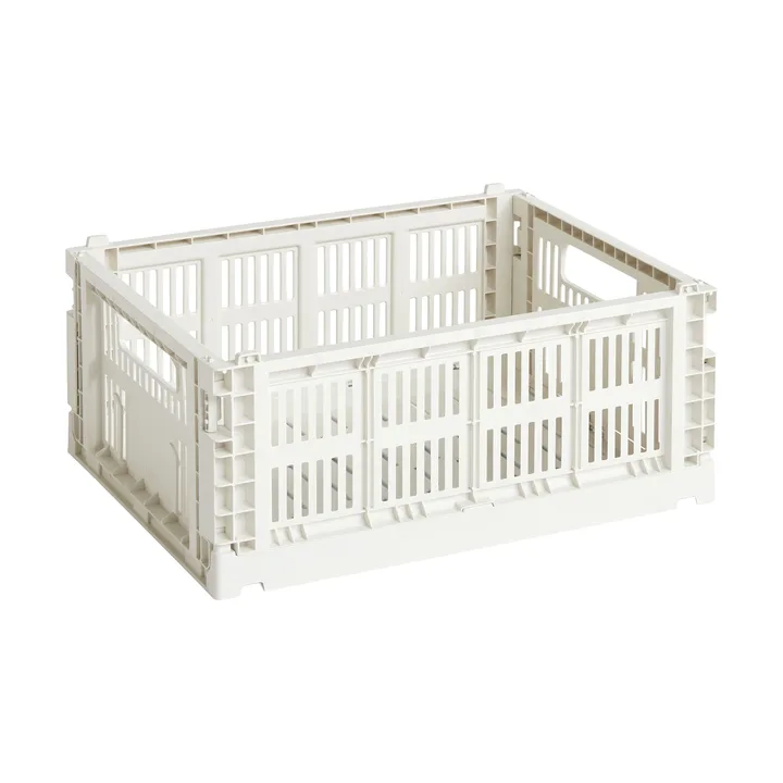 Cesta Colour Crate M 26,5x34,5 cm - Off-white - HAY