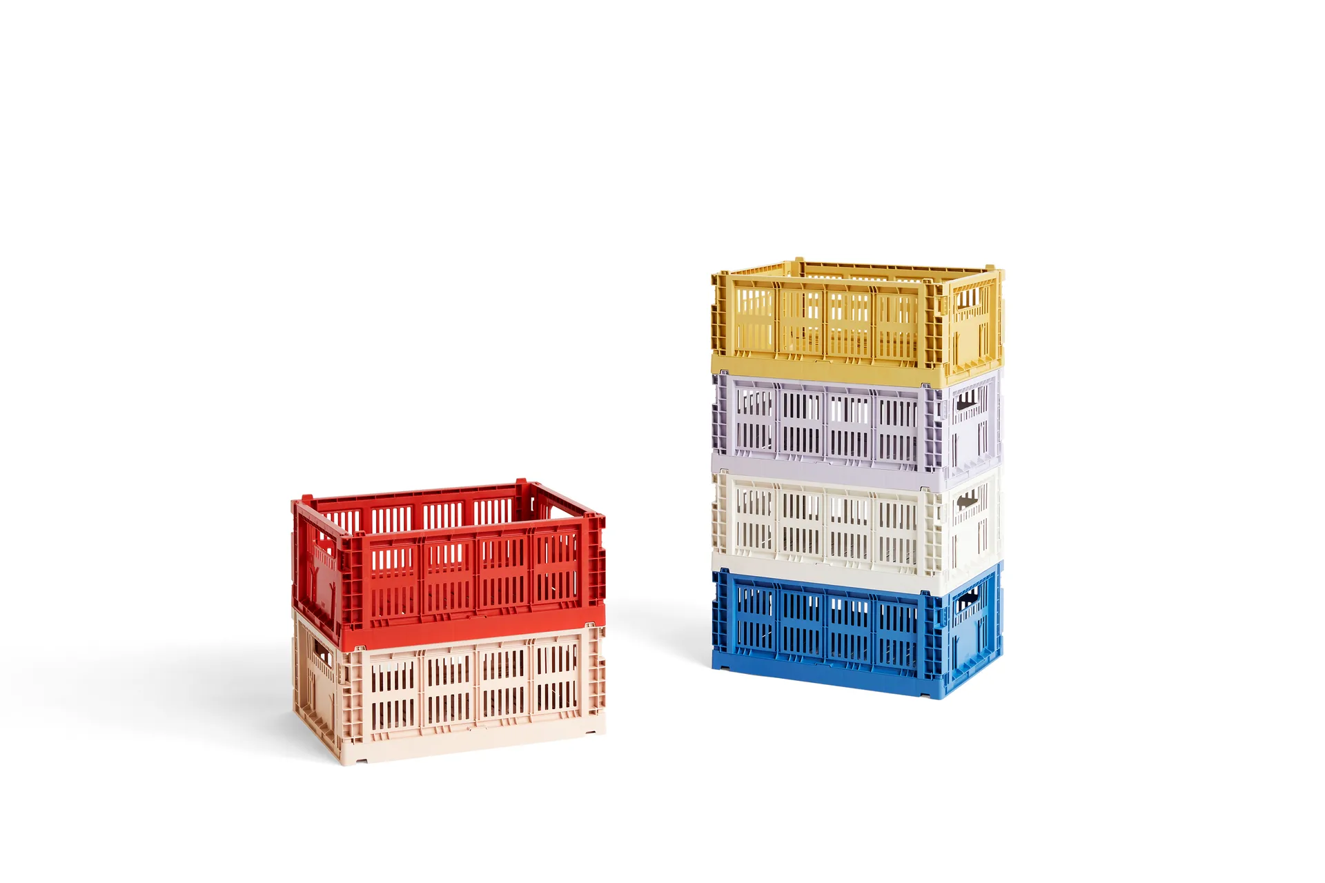 Cesta Colour Crate M 26,5x34,5 cm, Powder HAY