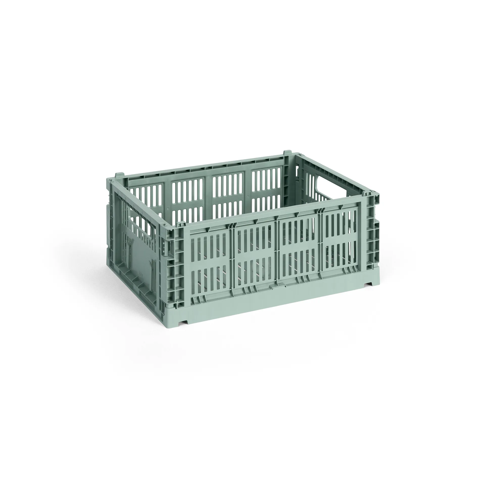 Cesta Colour Crate M 26,5x34,5 cm, Sage green HAY